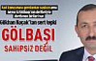 Gökhan Koçak: Gölbaşı sahipsiz değil