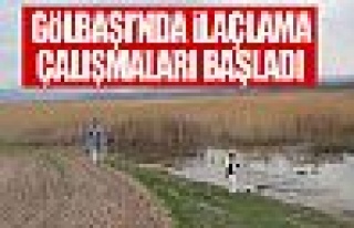 Gölbaşı Belediyesi ilaçlama çalışmalarına...