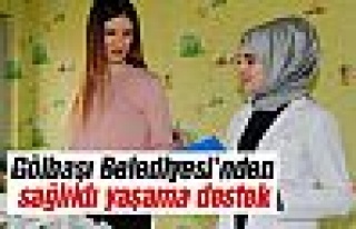 Gölbaşı Belediyesi'nden diyetisyen eşliğinde...