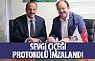 Gölbaşı Belediyesi'nden sevgi çiçeği protokolü