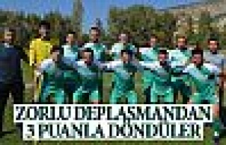 Gölbaşı Belediyespor zorlu deplasmanda 3 puanla...