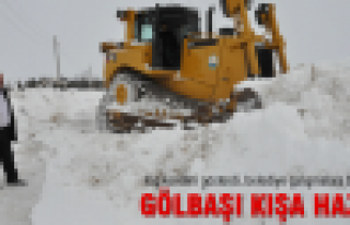 Gölbaşı kara kışa hazır