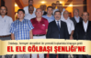 Gölbaşı Şenliği için el ele