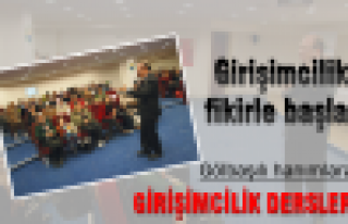 Gölbaşılı hanımlara girişimcilik dersleri