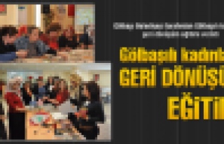 Gölbaşılı kadınlara geri dönüşüm eğitimi....