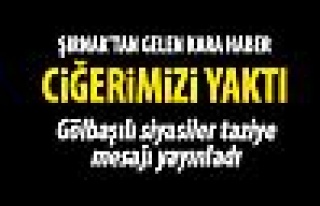 Gölbaşılı siyasilerden taziye mesajı