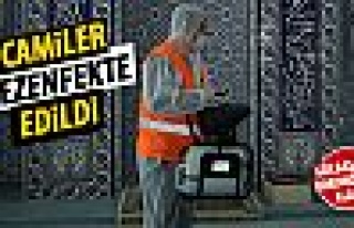 Gölbaşı'nda camiler dezenfekte edildi