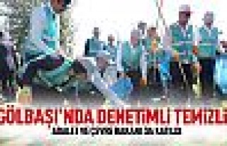 Gölbaşı'nda denetimli temizlik