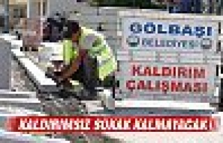 Gölbaşı'nda Kaldırımsız Sokak Kalmayacak