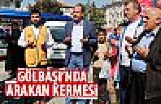 Gölbaşı'nda kermes kuruldu