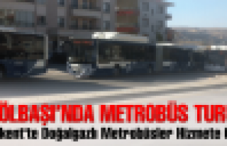 Gölbaşı'nda Metrobüs turu