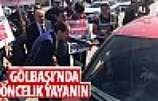 Gölbaşı’nda 'önce yaya' uygulaması yapıldı