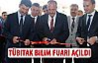 Gölbaşı'nda TÜBİTAK Bilim Fuarı açıldı