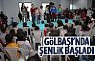 Gölbaşı'nda yarıyıl şenliği başladı!