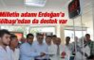  Gölbaşı'ndan Erdoğan'a destek var