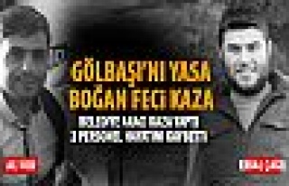 Gölbaşı'nı yasa boğan feci kaza: 2 ölü