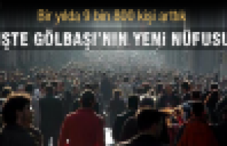 Gölbaşı'nın yeni nüfusu