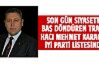 Hacı Karagöz İYİ PARTİ'de