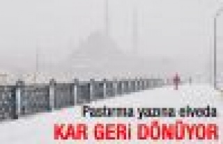 Hafta sonu kar geliyor