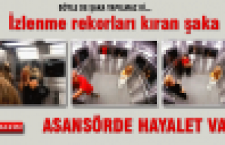 Hayaletli asansör şakası 