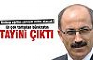 Hayrettin Balcı'nın tayini çıktı