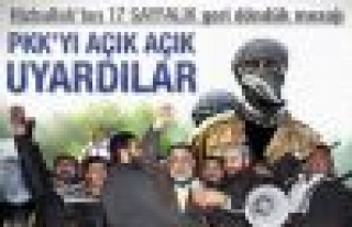 Hizbullah'tan PKK'ya geri döndük açıklaması