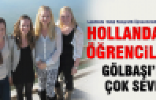 Hollandalı Öğrenciler Gölbaşı'nı çok sevdi