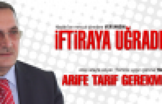 İftiraya uğradık