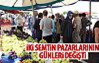 İki semtin pazar günleri değişti