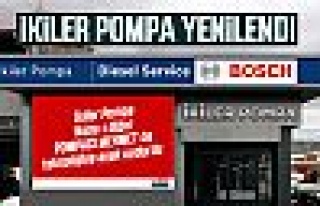 İkiler Pompa yenilendi