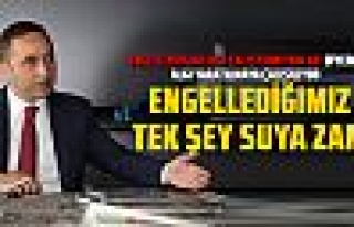 Ilıkan: 'Engellediğimiz tek şey suya zam'