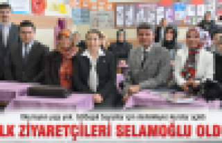 İlk ziyaretçileri Selamoğlu oldu