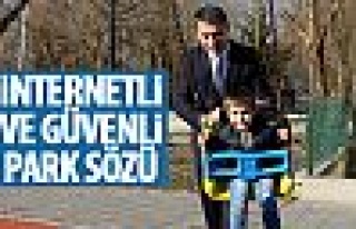 İnternetli ve güvenli park sözü