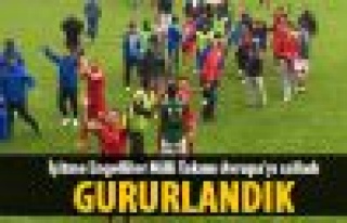 İşitme Engelliler Milli Futbol Takımı gururlandı...