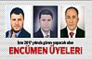 İşte yeni encümen üyeleri