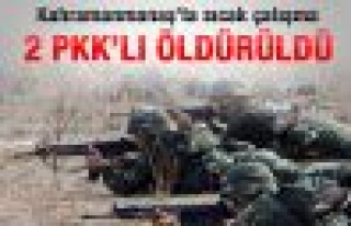 Kahramanmaraş'ta çatışma: 2 PKK'lı öldürüldü