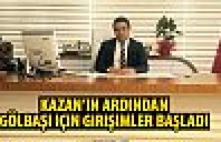 Karaaslan Gölbaşı için harekete geçti