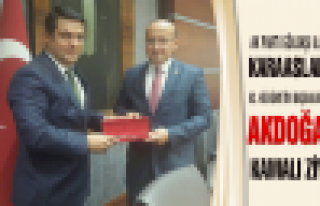 Karaaslan'dan Akdoğan'a kamalı ziyaret