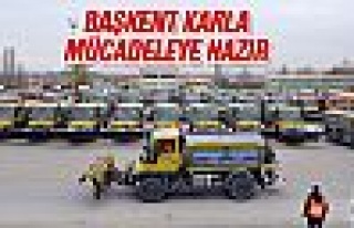 Karla mücadele araçları hazır