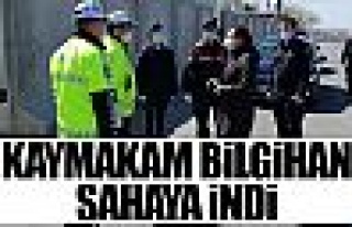 Kaymakam Tülay Baydar Bilgihan tedbirleri inceledi!