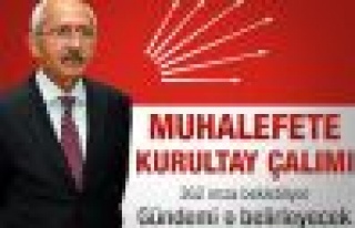 Kılıçdaroğlu'nun kurultay çalımı 