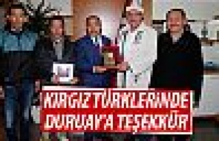 Kırgız Türklerinden Başkan Duruay'a ziyaret