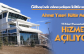 Kitap gibi Kültür Merkezi hizmete açılıyor