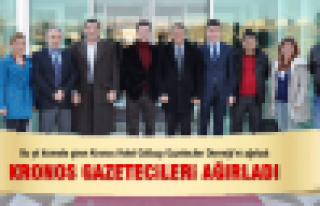 Kronos gazetecileri ağırladı