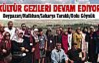 Kültür gezileri devam ediyor