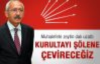 'Kurultayı demokrasi şölenine çevireceğiz'