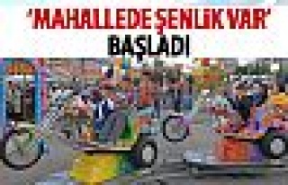 Mahallede şenlik var Altınpark'ta