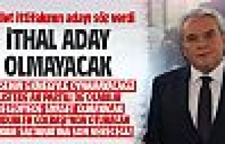 Mahmut Aksoy: Listede ithal aday olmayacak