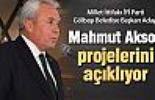 Mahmut Aksoy projelerini açıklıyor