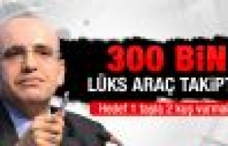 Maliye 300 bin lüks otonun peşine düştü